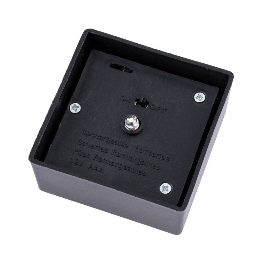 LED solarna lampa MARTIN LED/1,2V 150 mAh IP44 crna