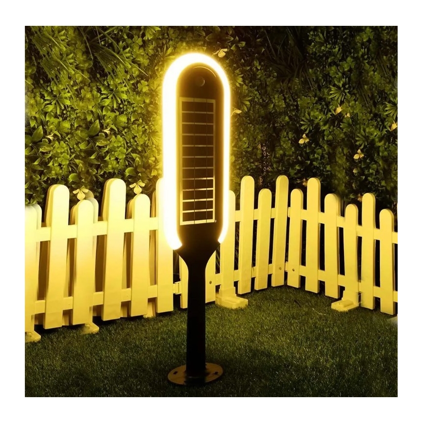 LED Solarna lampa sa senzorom BOLLARD LED/5W/5,5V 70 cm 3000K IP65 2000 mAh