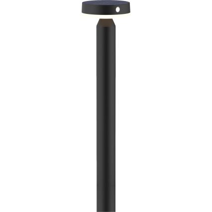 LED Solarna lampa sa senzorom GWINEA LED/4,5W/3,7V 2000 mAh 50 cm IP44 crna