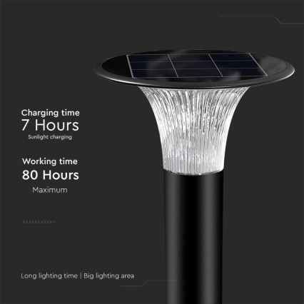 LED Solarna lampa sa senzorom LED/15W/3,2V 4000K/6000K IP65 6000 mAh