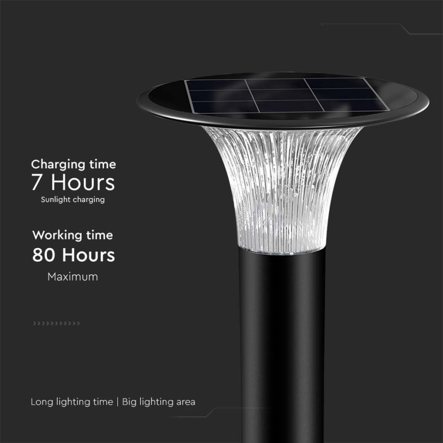 LED Solarna lampa sa senzorom LED/15W/3,2V 4000K/6000K IP65 6000 mAh