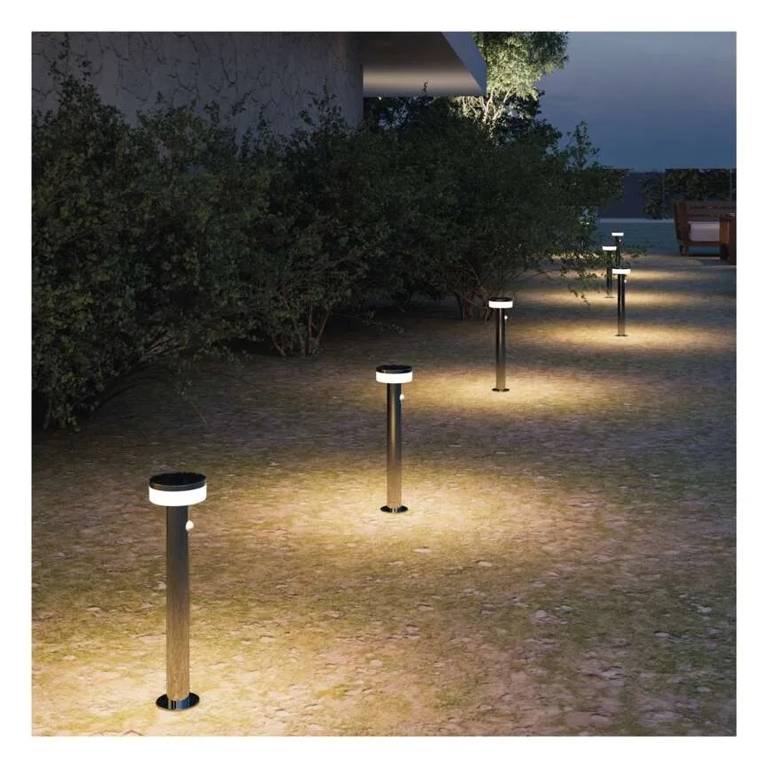 LED Solarna lampa sa senzorom LED/2W/3,7V 1200 mAh IP44 80 cm