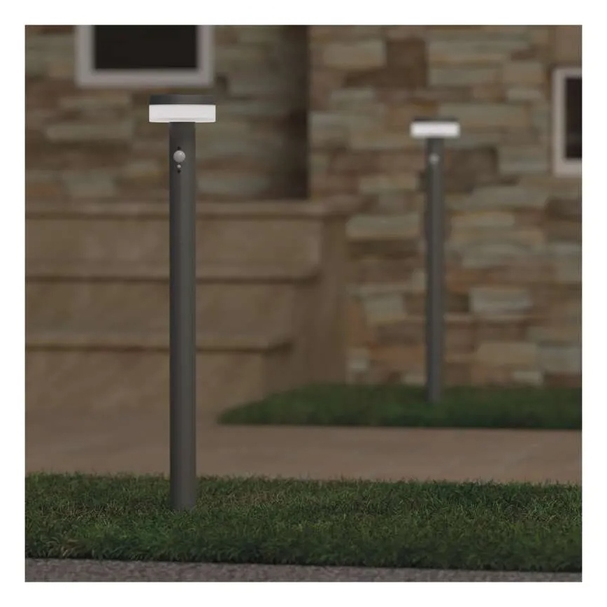 LED Solarna lampa sa senzorom LED/2W/3,7V 1200 mAh IP44 80 cm