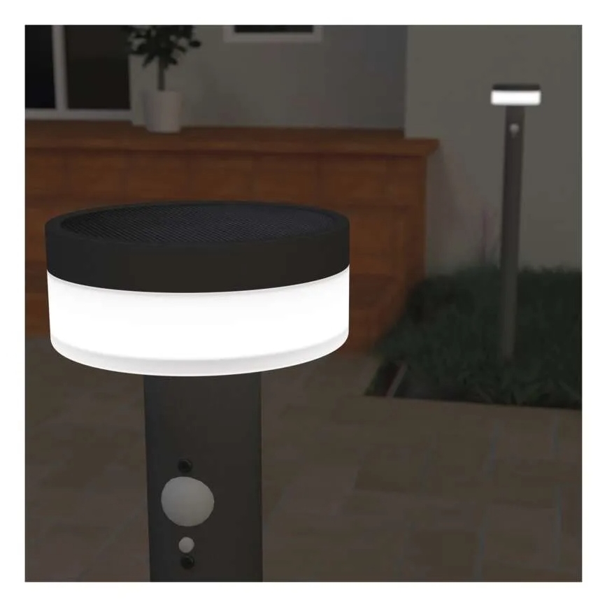 LED Solarna lampa sa senzorom LED/2W/3,7V 1200 mAh IP44 80 cm