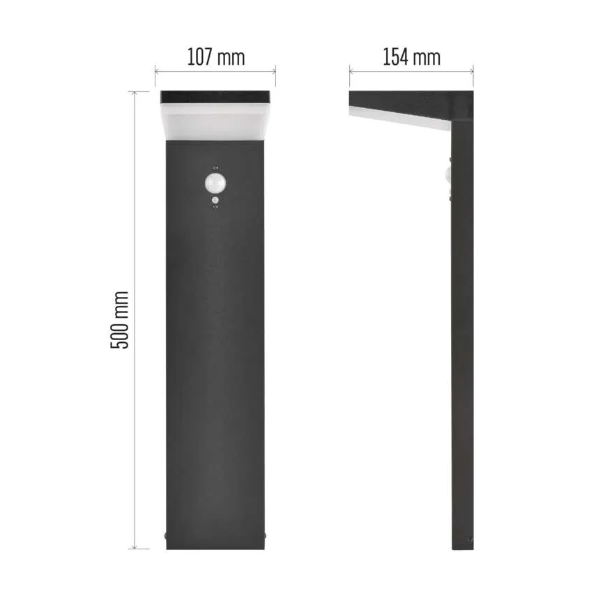 LED Solarna lampa sa senzorom LED/4,4W/3,7V 2200 mAh IP44