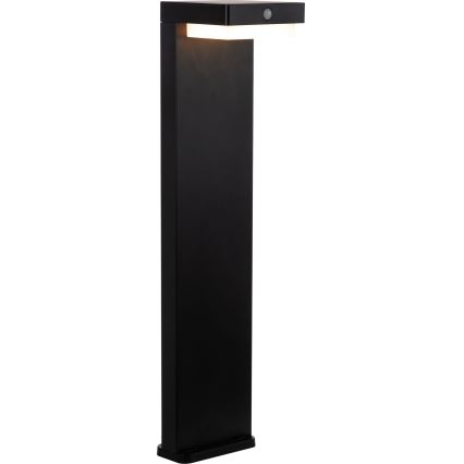 LED Solarna lampa sa senzorom MALI LED/4,5W/3,7V 2000 mAh IP44 crna