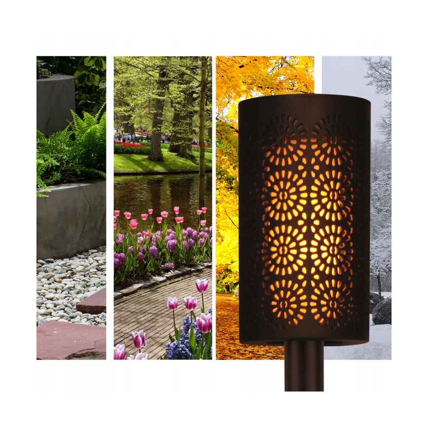 LED Solarna lampa sa senzorom za dan/noć LED/2V IP44