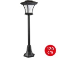 LED Solarna lampa TIRANA LED/1,6W/1,2V 600 mAh IP44 crna