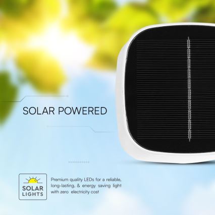 LED Solarna prigušiva magnetna punjiva stolna lampa na dodir LED/5W/5V 3000-6000K 3600 mAh IP65 bijela