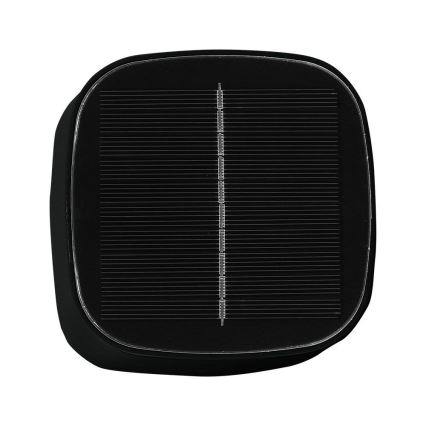 LED Solarna prigušiva magnetna punjiva stolna lampa na dodir LED/5W/5V 3000-6000K 3600 mAh IP65 crna