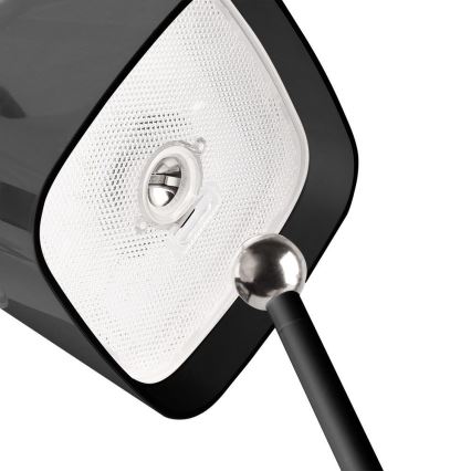 LED Solarna prigušiva magnetna punjiva stolna lampa na dodir LED/5W/5V 3000-6000K 3600 mAh IP65 crna