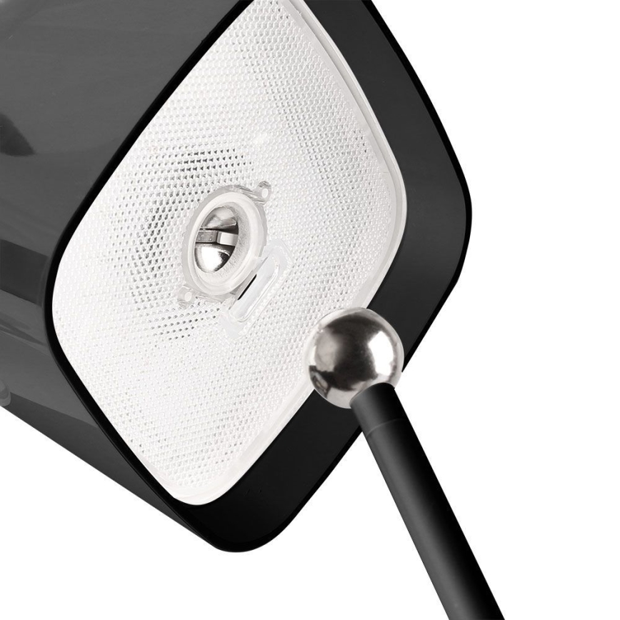 LED Solarna prigušiva magnetna punjiva stolna lampa na dodir LED/5W/5V 3000-6000K 3600 mAh IP65 crna