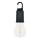 LED solarna punjiva svjetiljka LUMINA LUMO LED/USB 300 mAh crna