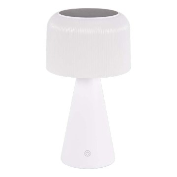 LED solarna stolna lampa s dodirnim upravljačem, prigušivač LIMA LED/3,7V 1800 mAh 3000/4000/5000K IP44 bijela