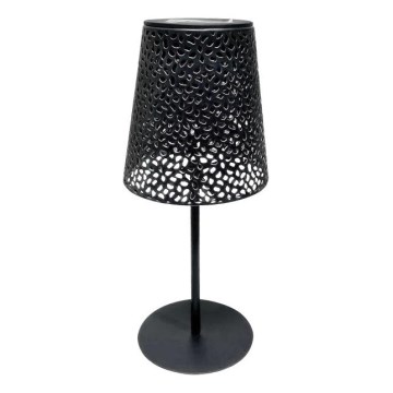 LED solarna stolna svjetiljka LUVETRA LED/1xAA 4000K IP44 200 mAh crna