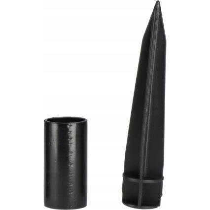 LED solarna svjetiljka 1,2 V, 6500 K, 200 mAh, Ø 10 cm, IP44, bijela/crna