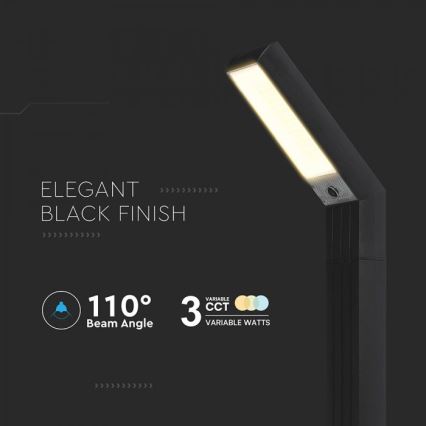 LED solarna svjetiljka 2 u 1 LED/1,5W/3,7V IP65 1500 mAh