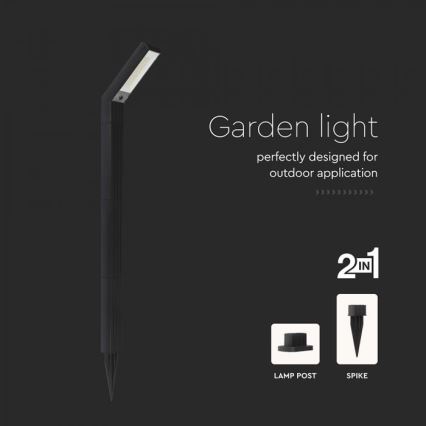 LED solarna svjetiljka 2 u 1 LED/1,5W/3,7V IP65 1500 mAh