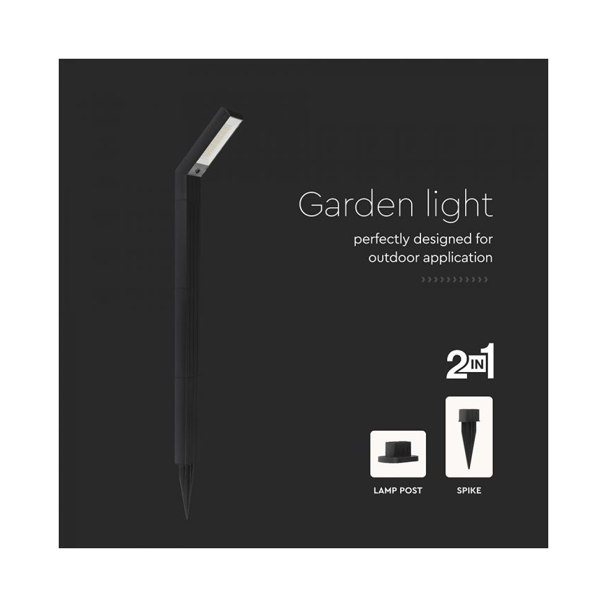 LED solarna svjetiljka 2 u 1 LED/1,5W/3,7V IP65 1500 mAh