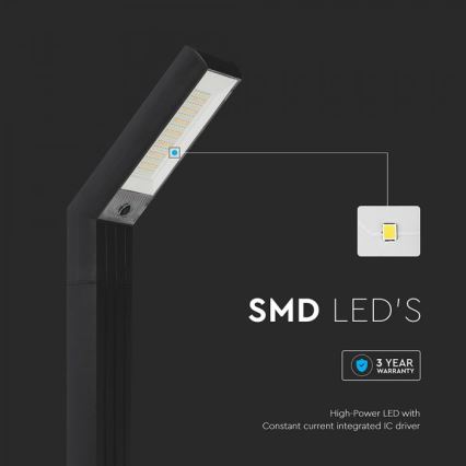 LED solarna svjetiljka 2 u 1 LED/1,5W/3,7V IP65 1500 mAh