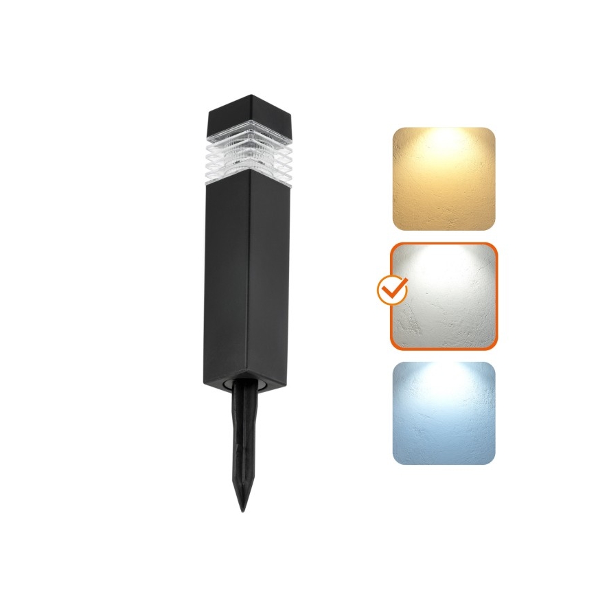 LED solarna svjetiljka AURORA LED/1xAAA 4000K IP44 100 mAh
