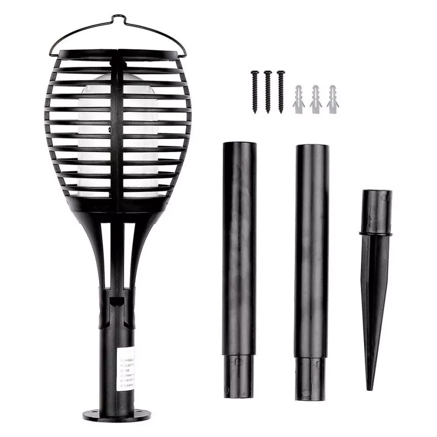 LED Solarna svjetiljka FLAME 4u1 1xLED/0,45W/3,7V IP44 500 mAh