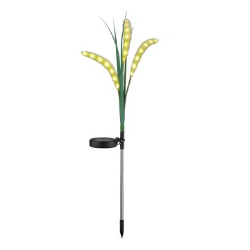 LED Solarna svjetiljka FLORA LED/1,2V 3000K 600 mAh IP44 crna