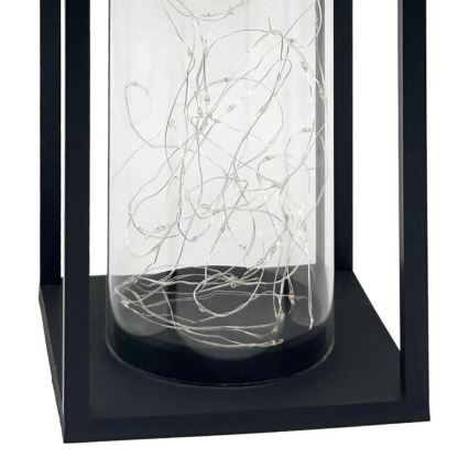 LED Solarna svjetiljka GLAMOUR LED/1,2V 600 mAh IP44 crna