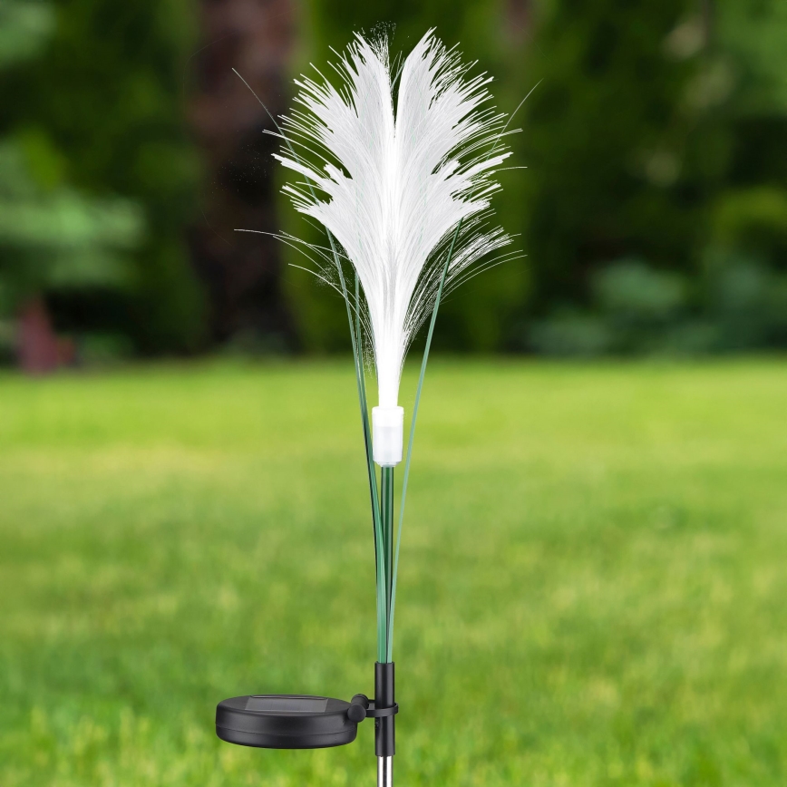 LED Solarna svjetiljka GRASS LED/1,2V 3000K 600 mAh IP44 crna