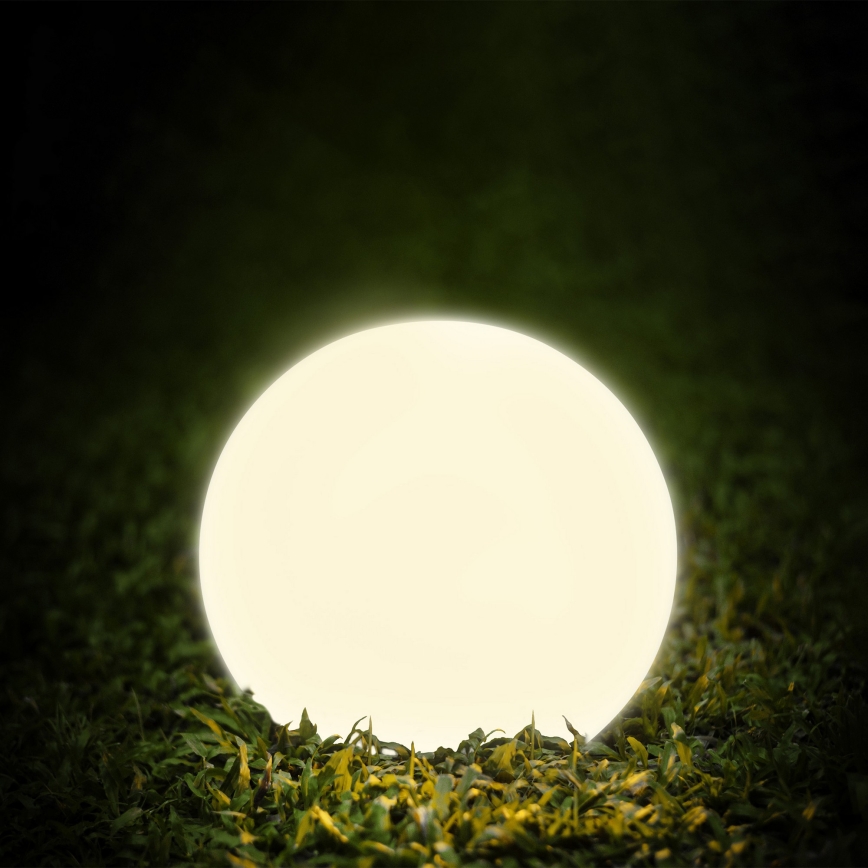 LED solarna svjetiljka KULA LED/3,2V 3000/4000/6500K, promjer 20 cm, 500 mAh, IP65, bijela