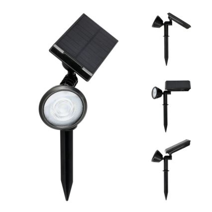 LED solarna svjetiljka LANCE LED/3,7V 6000K IP44 1500 mAh