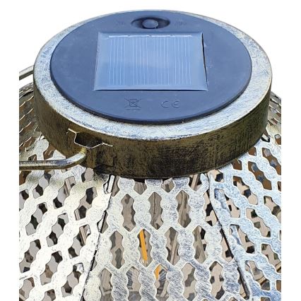 LED Solarna svjetiljka LAURA 1xE27/1,2V 300 mAh IP44