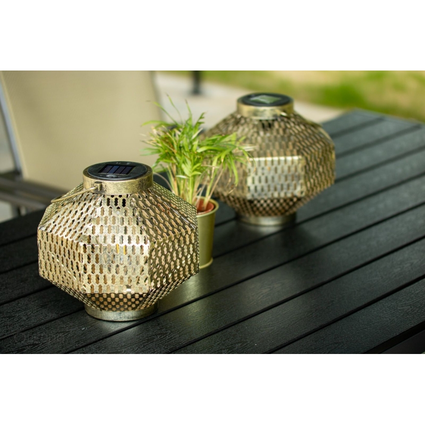 LED Solarna svjetiljka LAURA 1xE27/1,2V 300 mAh IP44