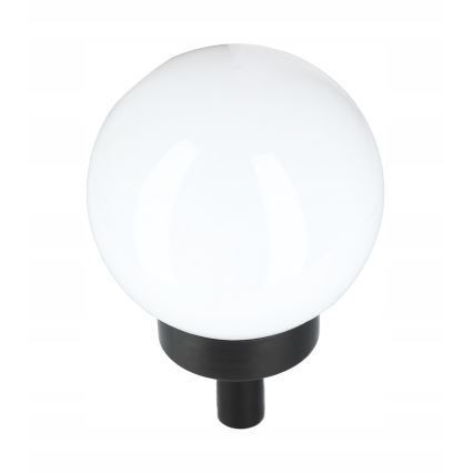 LED solarna svjetiljka LED/1,2 V, 6500 K, 200 mAh, promjer 20 cm, IP44, bijela/crna