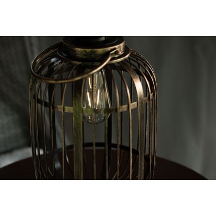 LED Solarna svjetiljka LORETA 1xE27/1,2V 600 mAh IP44
