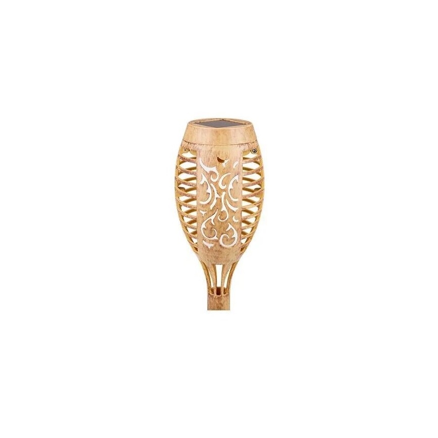 LED Solarna svjetiljka MINISPARK BAMBOO LED/1,8W/5,5V IP44 bež