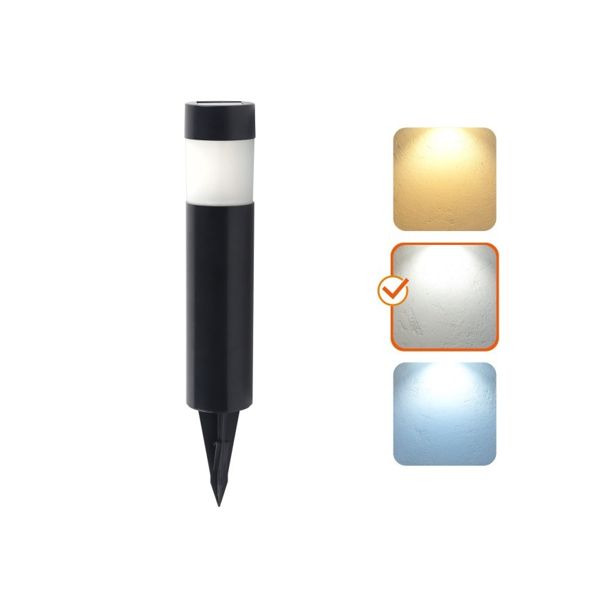 LED solarna svjetiljka sa senzorom AURORA LED/1xAAA 4000K IP44 100 mAh