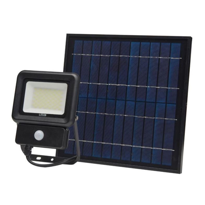 LED solarna svjetiljka sa senzorom LED/30W/3,7V 6500K IP65 6600 mAh