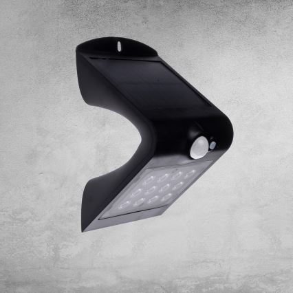 LED Solarna svjetiljka sa senzorom za pokret i dan/noć LED/1,5W/1200 mAh 3,7V IP65