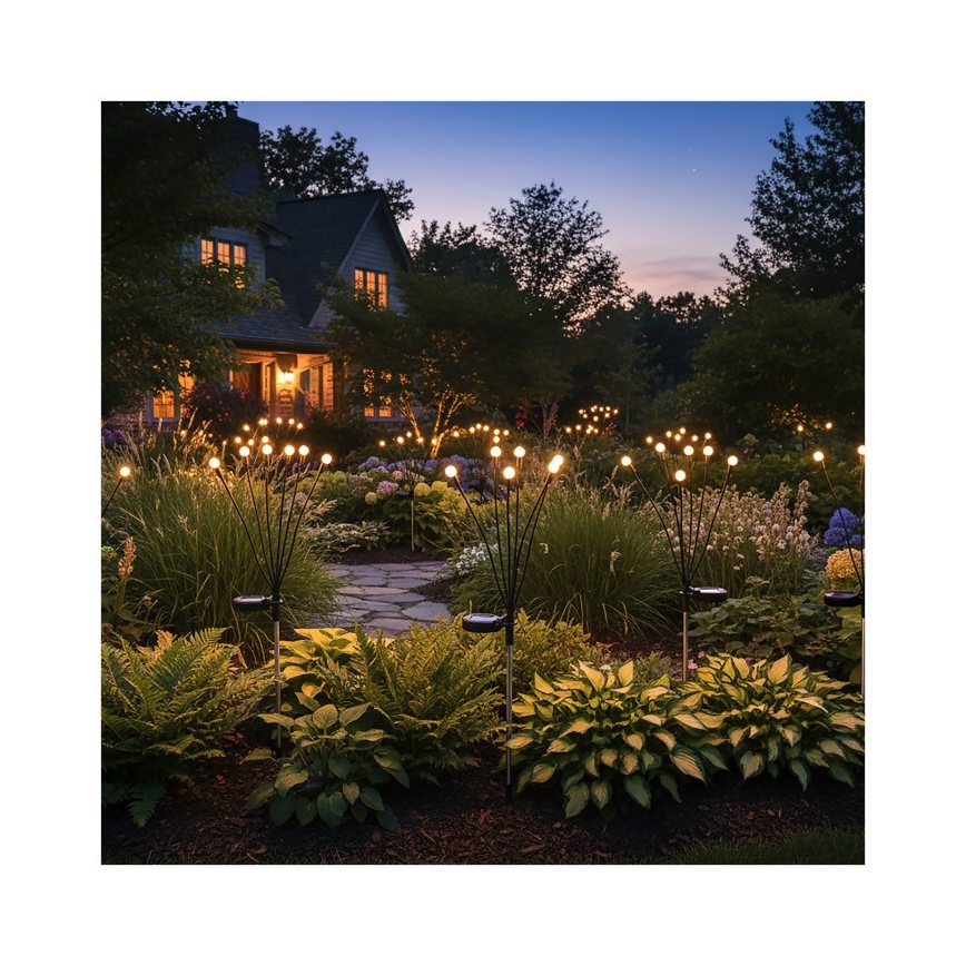 LED solarna svjetiljka sa senzorom SPRINKLE LED/1xAAA 3000K IP44 200 mAh