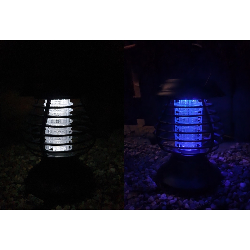 LED Solarna svjetiljka sa zamkom za insekte LED/1,2V 600 mAh IP44