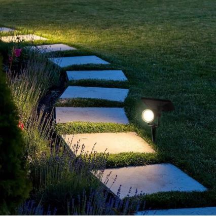 LED Solarna svjetiljka SPIKE LED/2W/5,5V IP65 3000K 1200 mAh
