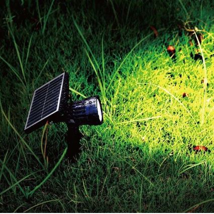 LED Solarna svjetiljka SPIKE LED/2W/5,5V IP65 3000K 1200 mAh