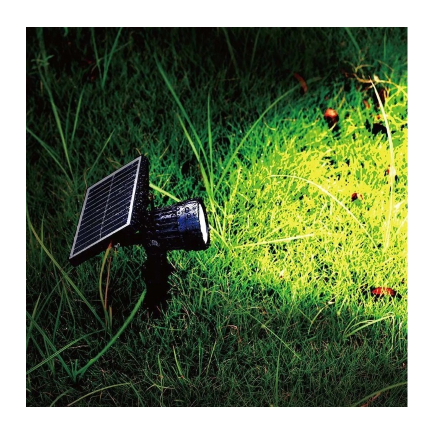 LED Solarna svjetiljka SPIKE LED/2W/5,5V IP65 3000K 1200 mAh