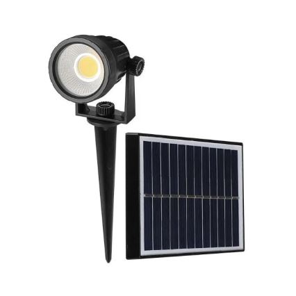LED Solarna svjetiljka SPIKE LED/2W/5,5V IP65 4000K 1200 mAh