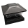 LED solarna svjetiljka TOYA LED/4,5W/230V 3000/6500K 600 mAh IP44 crna