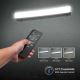 LED Prigušiva solarna tehnička svjetiljka sa senzorom LED/25W/230V 3000K/4000K/6400K IP65 + daljinski upravljač