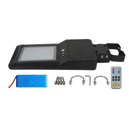 LED solarna ulična svjetiljka sa senzorom LED/40W/9,6V IP65 4000K + daljinski upravljač