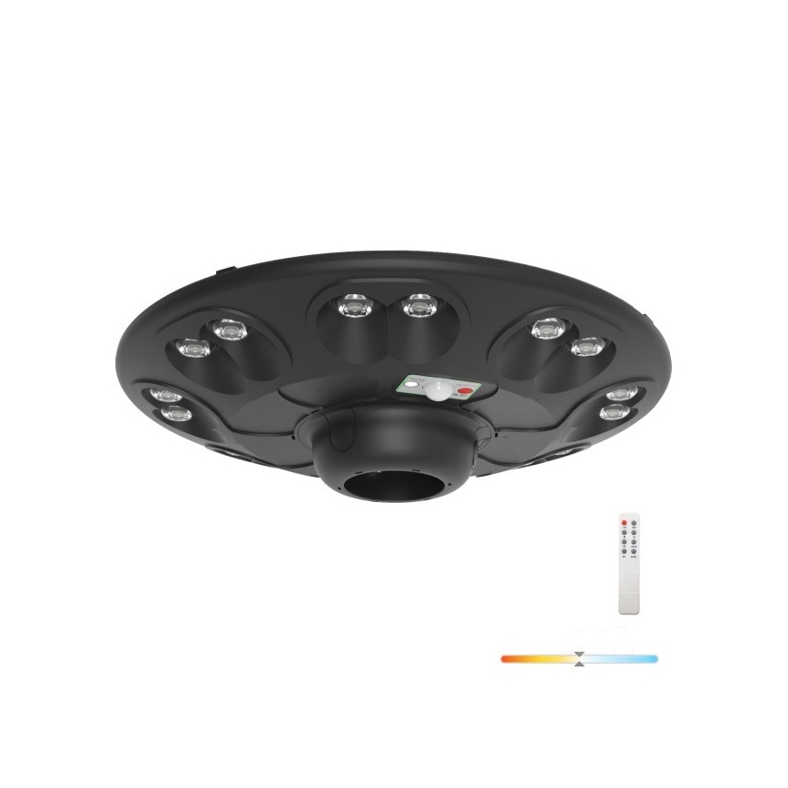 LED Solarna ulična lampa sa senzorom LUVIA LED/15W/3,2V 4000K IP54 5400 mAh + daljinski upravljač
