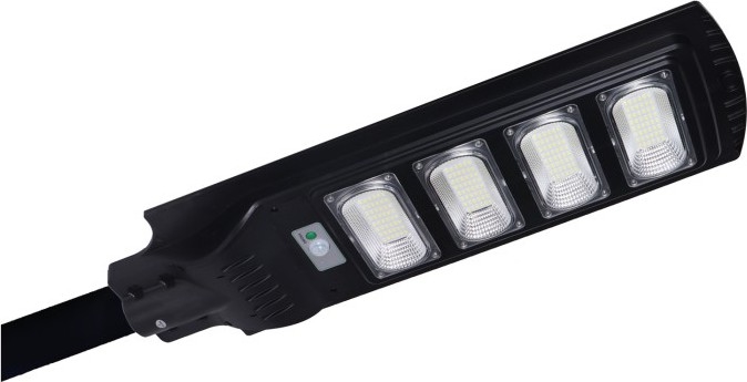 LED solarna ulična svjetiljka s mogućnošću prigušivanja i senzorom URBI LED/11W/3,2V 6500K 15000 mAh IP54 + daljinski upravljač